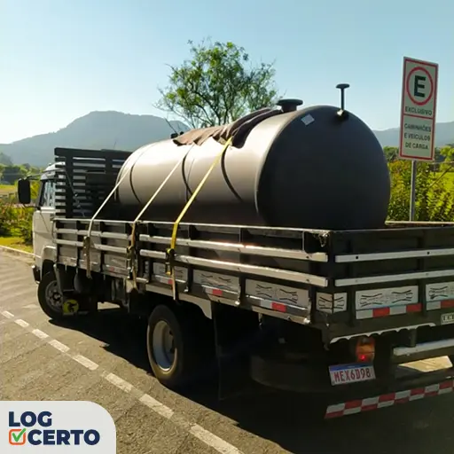 Caminhão com Carroceria aberta