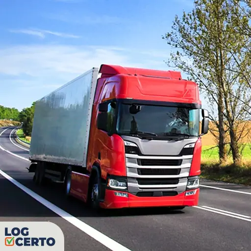 Transportadora com cargas rastreadas